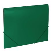 Папка на резинках BRAUBERG «Office», зеленая, до 300 листов, 500 мкм, 227710