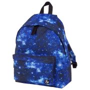 Рюкзак BRAUBERG СИТИ-ФОРМАТ универсальный, «Space», синий, 41х32х14 см, 229885