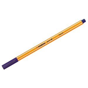 Ручка капиллярная (линер) STABILO «Point 88», БЕРЛИНСКАЯ ЛАЗУРЬ, корпус оранжевый, линия письма 0,4 мм, 88/22
