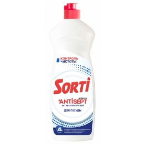 Средство для мытья посуды антибактериальное 900 г SORTI «Контроль чистоты», 1179-3