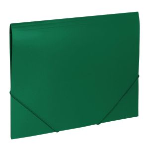 Папка на резинках BRAUBERG «Office», зеленая, до 300 листов, 500 мкм, 227710