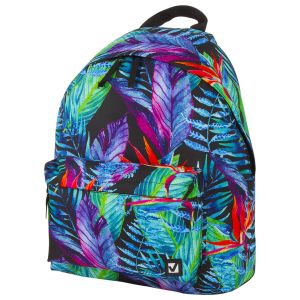 Рюкзак BRAUBERG СИТИ-ФОРМАТ универсальный, «Exotic», разноцветный, 41х32х14 см, 228855