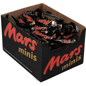 Батончики мини MARS «Minis» шоколадные с нугой и карамелью в молочном шоколаде 1 кг, 56730