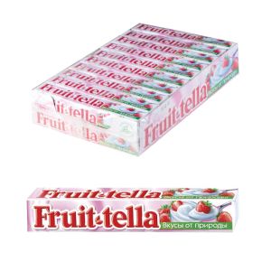 Жевательная конфета FRUITTELLA (Фруттелла) «Клубничный йогурт», 41 г, 86785