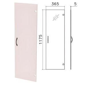 Дверь СТЕКЛО тонированное, средняя, «Фея», «Монолит», 365х1175х5 мм, без фурнитуры, ДМ43/БСКТ449