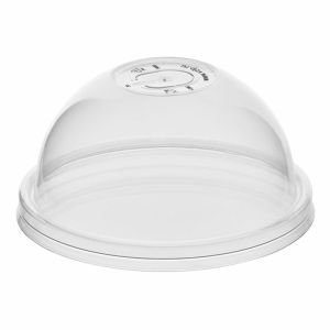 Крышка купольная для стакана «Bubble Cup», прозрачная, полипропилен, ВЗЛП, 3006П
