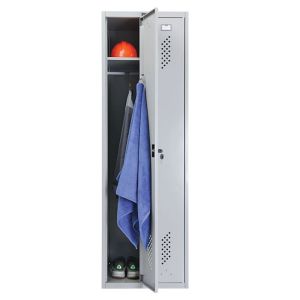 Шкаф металлический для одежды ПРАКТИК «LS-21», двухсекционный, 1830х600х500 мм, 29 кг