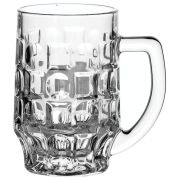 Набор кружек для пива, 2 шт., объем 500 мл, фактурное стекло, «Pub», PASABAHCE, 55289