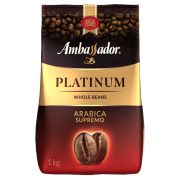 Кофе в зернах AMBASSADOR «Platinum» 1 кг, арабика 100%