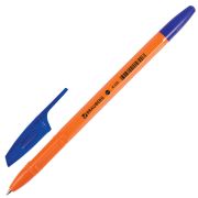 Ручка шариковая BRAUBERG «X-333 Orange», СИНЯЯ, корпус оранжевый, узел 0,7 мм, линия письма 0,35 мм, 142409