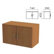 Шкаф-антресоль «Монолит», 740х390х450 мм, цвет орех гварнери, АМ01.3