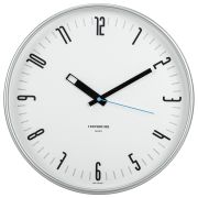 Часы настенные TROYKATIME (TROYKA) 77777710, круг, белые, белая рамка, 30,5х30,5х3,5 см