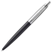 Ручка шариковая PARKER «Jotter XL», УТОЛЩЕННЫЙ корпус, черный матовый лак, детали из нержавеющей стали, синяя, 2068358