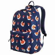 Рюкзак BRAUBERG DREAM универсальный с карманом для ноутбука, эргономичный, «Foxes», 42х26х14 см, 270770