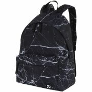 Рюкзак BRAUBERG СИТИ-ФОРМАТ универсальный, «Black marble», черный, 41х32х14 см, 270790