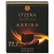 Шоколад порционный O'ZERA «Arriba», горький (какао 77,7%), 90 г, 684