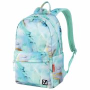 Рюкзак BRAUBERG DREAM универсальный с карманом для ноутбука, эргономичный, «Mint marble», 42х26х14 см, 271676