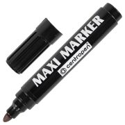 Маркер перманентный универсальный ЧЕРНЫЙ CENTROPEN «Maxi Marker», 2-4 мм, 8936, 5 8936 0112