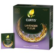 Чай CURTIS «Lavender Fleur» зеленый c лавандой, лепестками роз, 100 пакетиков в конвертах по 1,7 г, 102560