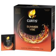 Чай CURTIS «Summer Vibe», черный с мятой и ароматом цитрусовых, 100 пакетиков в конвертах по 1,7 г, 102558