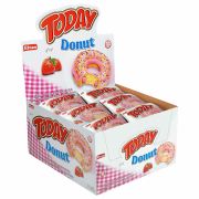 Кекс TODAY «Donut», со вкусом клубники, ТУРЦИЯ, 24 штуки по 40 г в шоу-боксе, 1367