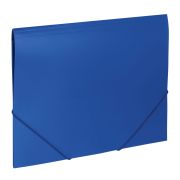 Папка на резинках BRAUBERG «Office», синяя, до 300 листов, 500 мкм, 227712