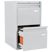 Шкаф картотечный ПРАКТИК «A-42», 685х408х485 мм, 2 ящика для 84 подвесных папок, формат папок A4 (БЕЗ ПАПОК)