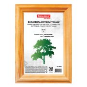 Рамка 10х15 см, дерево, багет 18 мм, BRAUBERG «HIT», канадская сосна, стекло, подставка, 390019