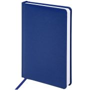 Ежедневник недатированный А5 (138x213 мм) BRAUBERG «Select», балакрон, 160 л., синий, 111664