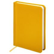 Ежедневник недатированный МАЛЫЙ ФОРМАТ А6 (100x150 мм) BRAUBERG «Select», балакрон, 160 л., желтый, 111684