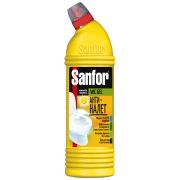 Средство для уборки туалета 750 г, SANFOR WC gel (Санфор гель) «Лимонная свежесть», 1550