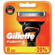 Сменные кассеты для бритья 8 шт., GILLETTE (Жиллет) «Fusion», для мужчин