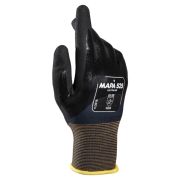 Перчатки текстильные MAPA Ultrane 525, нитриловое покрытие (облив), маслостойкие, размер 8 (М), черные