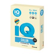 Бумага цветная IQ color, А4, 80 г/м2, 500 л., пастель, ванильная, BE66