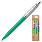 Ручка шариковая PARKER «Jotter Orig Green», корпус зеленый, нержавеющая сталь, блистер, синяя, 2076058