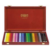 Карандаши цветные KOH-I-NOOR «Polycolor», 36 цветов, грифель 3,8 мм, заточенные, деревянный ящик, 3895036001DK