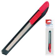 Нож канцелярский 9 мм MAPED (Франция) «Start», фиксатор, корпус черно-красный, европодвес, 92211