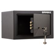 Сейф мебельный BRABIX «SF-170KL», 170х260х230 мм, ключевой замок, черный, 291142, S103BR210514