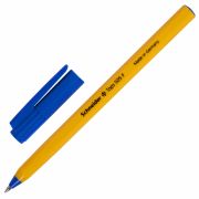 Ручка шариковая SCHNEIDER (Германия) «Tops 505 F», СИНЯЯ, корпус желтый, узел 0,8 мм, линия письма 0,4 мм, 150503