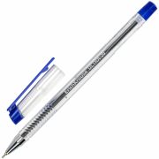 Ручка шариковая масляная ERICH KRAUSE «Ultra-20», СИНЯЯ, корпус прозрачный, узел 0,7 мм, линия письма 0,26 мм, 13875