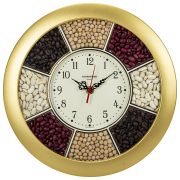 Часы настенные TROYKATIME (TROYKA) 11171141, круг, «Часы-специи», золотая рамка, 29х29х3,5 см
